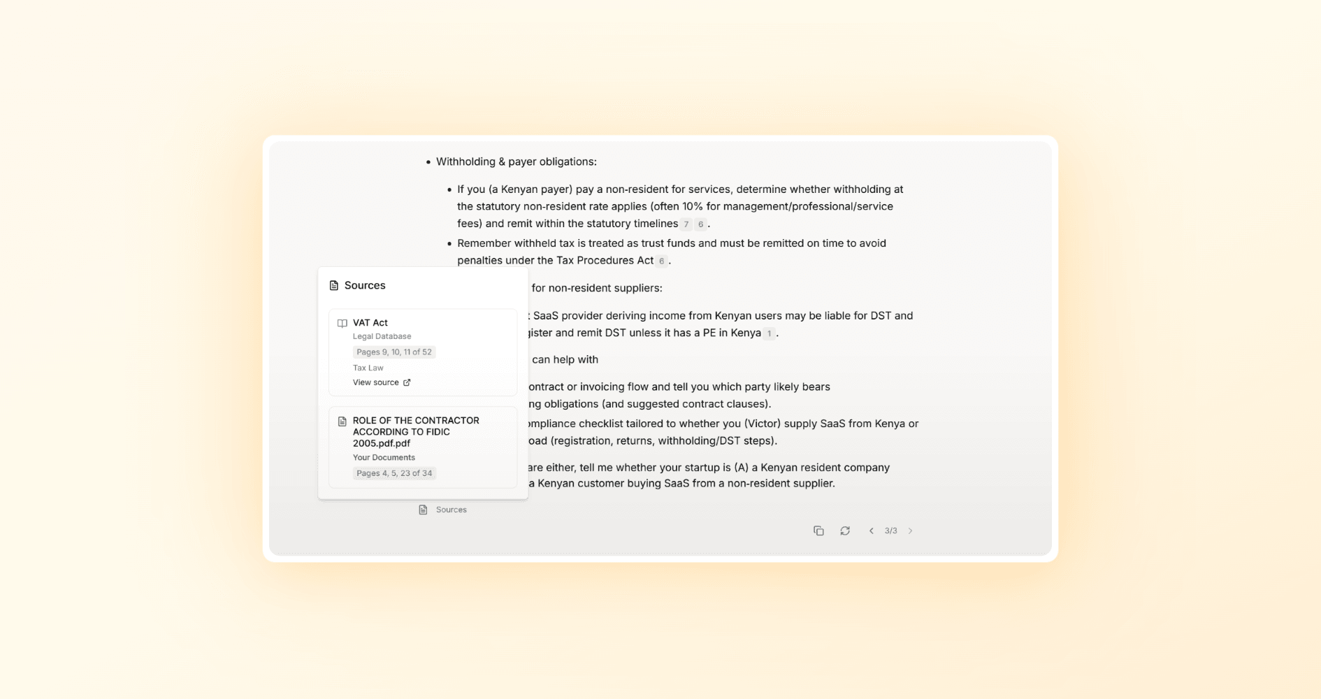 Workspace and knowledge bases